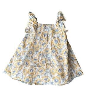 TOMMY BAHAMA toddler girl  sunflower gold flecks petticoat dress sz 2T